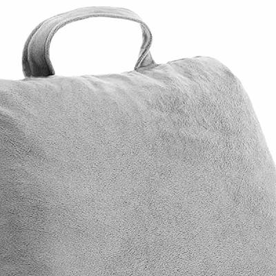 LINENSPA Reading Pillow with Shredded Memory Foam- Back Pillow for Sitting  in Bed, Reading, Gaming, Watching TV – Chair Pillow with Arms, Dorm Room