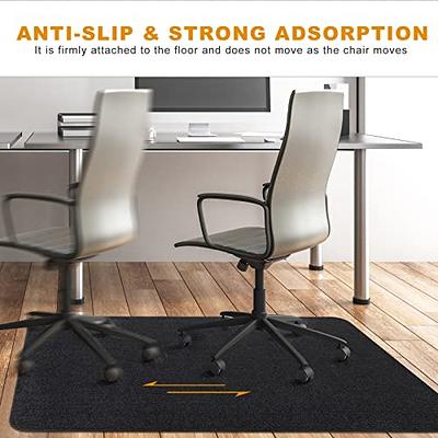 Office Chair Mat for Hardwood Computer Gaming Rolling Chair Mat PVC Self  Adhesive Waterproof Anti-Slip