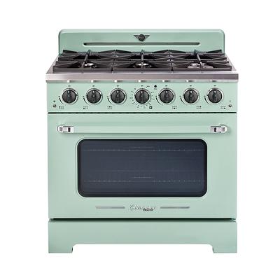 Samsung 30-in 5 Burners 3.4-cu ft / 2.5-cu ft Self-cleaning Air