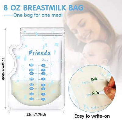 Sherr 500 Count Breastmilk Storage Bags 8 oz Breast Milk Storing Freezer  Bags for Breastfeeding with Pour Spout Thickened Design Leak Proof Double  Seal Self Standing Breastfeeding Storing Bags - Yahoo Shopping