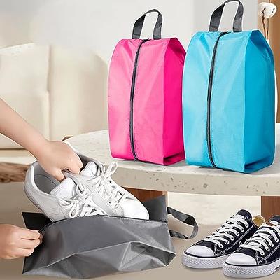  12PCS Travel Shoe Bags with Rope for Men and Women Large Shoes  Pouch Storage Packing Organizers, Black : Clothing, Shoes & Jewelry