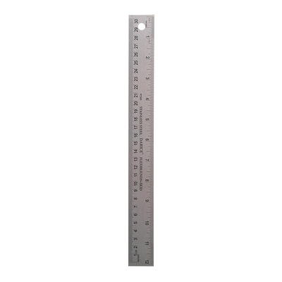 Staples Stainless Steel Ruler with Non Slip Cork Base 18 (51899)