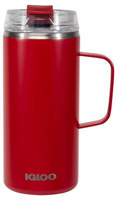 Mainstays Amber Camp Glass Mug, 18 oz , Heat-Resistant Borosilicate Glass