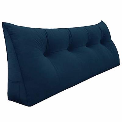 WOWMAX Headboard Wedge Reading Pillow Back Support Linen - Yahoo