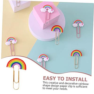 Stationery Pens Cute Paper Clips For Kids Animal Shaped Paperclip Fun Paper  Clips Assorted Colors Paperclip Coated Paper Clips Bookmark Clips Office S