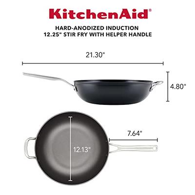 Kitchenaid Fry Pan, Nonstick, Onyx Black, 12.25 Inch