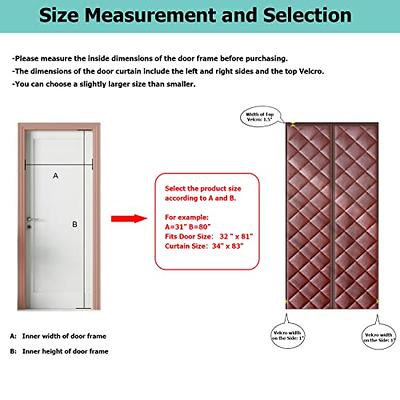 Winter Magnetic Oxford Door Curtain Air Conditioning Partition