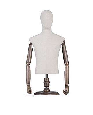 Adult Size Half Body Female Linen Mannequin Stand,clothing Display