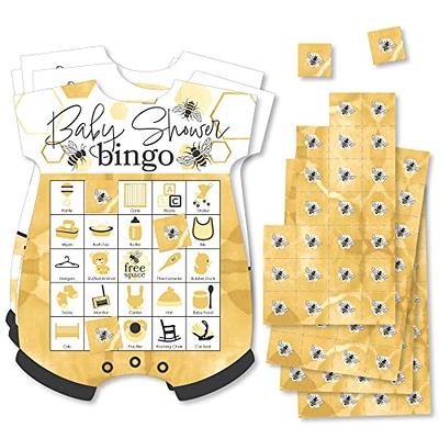 Big Dot of Happiness - Let's Go Fishing - Picture Bingo Cards and Markers - Fish Themed Baby Shower Shaped Bingo Game - Set of 18