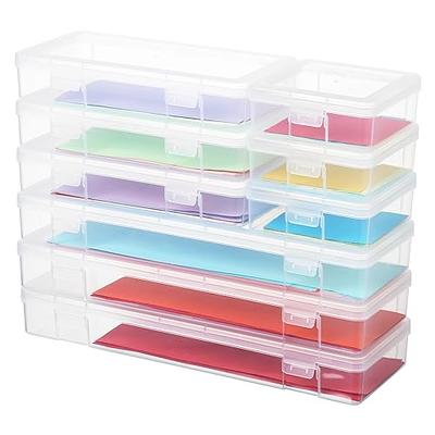 IRIS USA 10Pack Small Plastic Hobby Art Craft Supply Organizer Storage  Containers with Latching Lid 