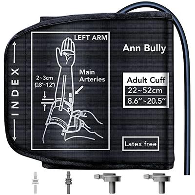 Blood Pressure Cuff for Big Arms, 9-20.5 Inches Extra Large Replacement Cuff  for Blood Pressure Monitor, XL Size, Cuff Only 4 Connectors