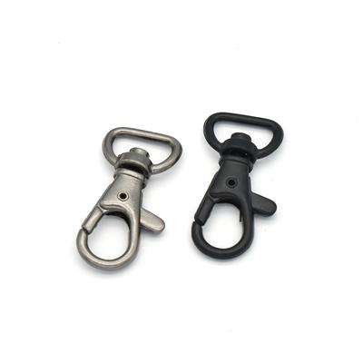 20 PCS Metal Swivel D Ring Lobster Claw Clasps Keychain Snap Hooks Inner  Wide 1 Inch, Silver