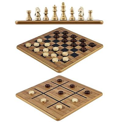  Fun Family Chess Set for Kids & Adults - Wooden Kids Chess  Board with Colorful and Simple Instruction - Learn to Play Chess, Learning  Games for Kids, Boys & Girls Ages