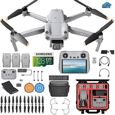  DJI Air 3 Fly More Combo with DJI RC 2, Drone with Medium Tele  & Wide-Angle Dual Primary Cameras for Adults 4K HDR, 46-Min Max Flight  Time, 48MP, 2 Extra Batteries