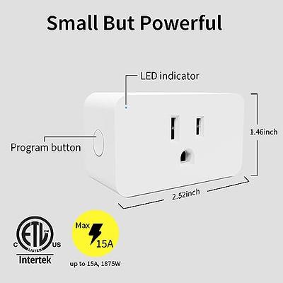 Honeywell Z-Wave Plus 1-Outlet Plug-In Smart Switch, Hub Required, 39337 