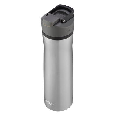 Mainstays 24 fl oz Pearl Blush Solid Print Insulated Stainless Steel Water  Bottle with Flip-Top Lid 