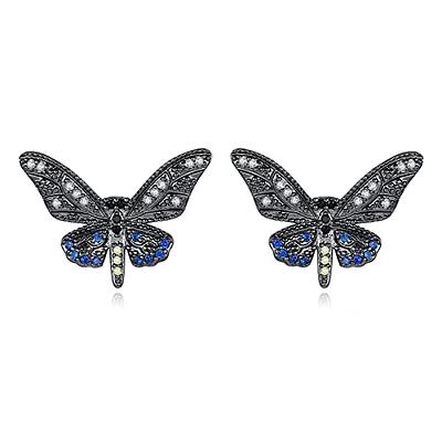 Black Butterfly Earrings - Gothic Earrings for Women Black Stud Earring  Jewelry Trendy Fashion Accessories for Dark Scene Valentine Birthday Gifts  for Women Girls - Yahoo Shopping