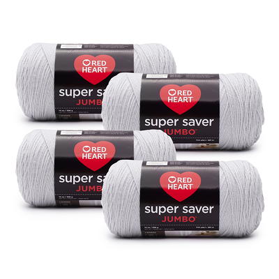 C&C Red Heart Super Saver Yarn 7oz Light Grey