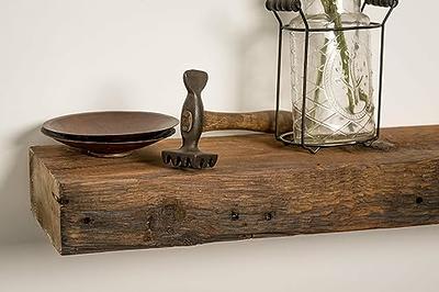 20.67 in. W x 4.3 in. D Variable Floating Shelves Wood Set of 4, Rustic  Shelves for Wall, Decorative Wall Shelf