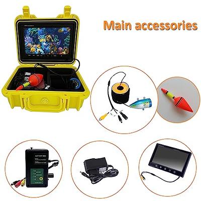 30M/100FT Portable Underwater Fishing Camera Video Fish Finder with Drop  Protection Case 9 HD LCD Monitor 1200tvl Camera for Ice Lake Boat Fishing  24pcs Infrared and Cool LED Lights - Yahoo Shopping