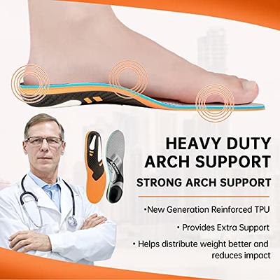  Plantar Fasciitis Arch Support Insoles for Women Men, Pain  Relief Shoe Insole-Shoe Inserts-Orthotic Inserts for High Arch Pronation  Metatarsalgia Work Boot/Standing All Day/(220+lbs)Blue Size S : Health &  Household