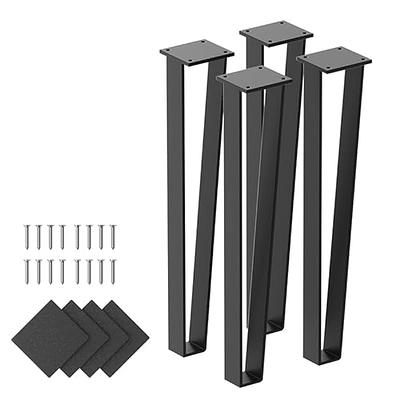  Metal Table Legs 28 inch Height x 17.7 inch Wide with