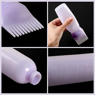 WLLHYF 3 Pcs Root Comb Applicator Bottle 6 Ounce Color Applicator Bottle  with Graduated Scale for Hair Dye Comb Scale Plastic Hair Oil Applicator  Hair Dye Brush - Yahoo Shopping