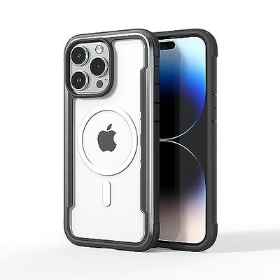 Humixx Magnetic for iPhone 15 Pro Max Case, [14 FT Drop Protection]  [Compatible with MagSafe] Translucent Matte Back Slim Thin Protective Phone  Case