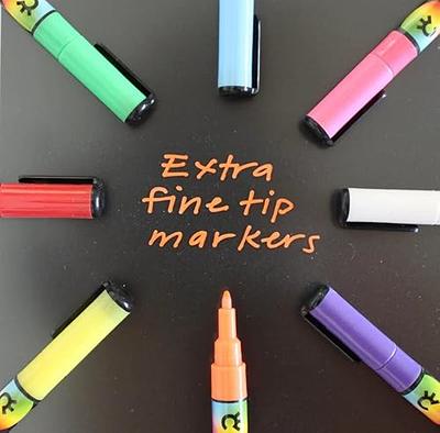 8 colors Fine Tip Chalk Markers Chalk Pens - Dry Erase Marker