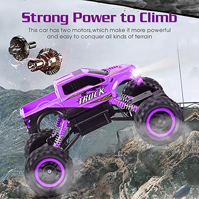 DOUBLE E Remote Control Car for Girls 1/12 Scale Monster Trucks Dual Motors  Off Road RC Trucks, Girls Toys Gifts for Girls Daughter Kids, Birthday Gift  Ideas, Purple - Yahoo Shopping