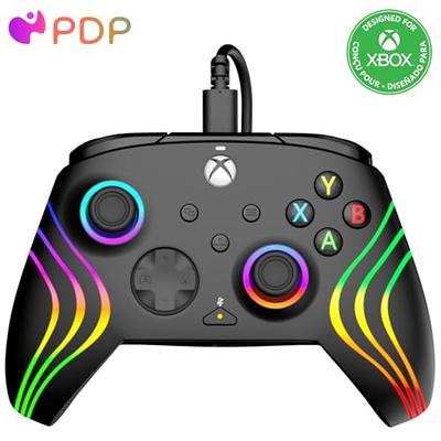 PDP Wired Xbox Game Controller - Licensed for Xbox Series X|S/Xbox One/PC,  Dual Vibration Gamepad, App Supported - Ion White/Blue ( Exclusive)