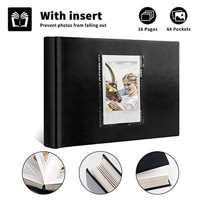 Photo Album with Writing Space for Fujifilm Instax Mini Camera, Polaroid  Camera,128 Pockets Instax Photo Album Polaroid Photo Albums Book for  Fujifilm