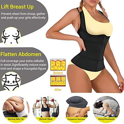 Women Slimming Sauna Sweat Suits Fat Burning Tops Waist Trainer