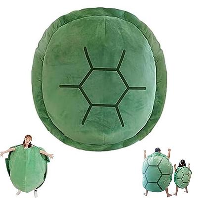 Wearable Turtle Shell Pillows Weighted Stuffed Animal Costume Plush Toy  Funny Dress Up, Big Turtle Shell Pillow Stuffed Soft for Sleeping Cushion
