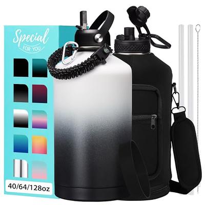 BPA-Free 1-Gallon Water Jug with Handle & Steel Cap