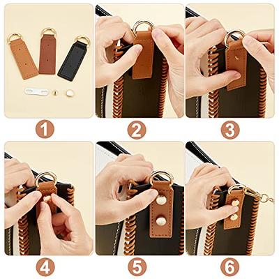 Shop WADORN 3 Colors Leather Car Key Holder Bag for Jewelry Making