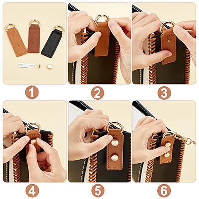 Shop WADORN Short Leather Handbag Handle for Jewelry Making