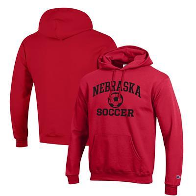 Nebraska Huskers Champion Soccer Stack Logo Powerblend Pullover