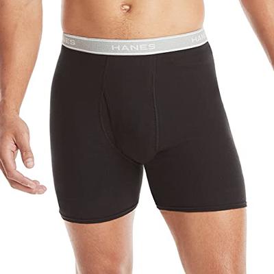 Hanes Men's 6-Pack Woven Boxers Wicking Cool Comfort Flex Waistband  Breathable