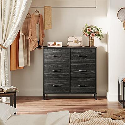  WLIVE Dresser with 3 Drawers, Fabric Nightstand