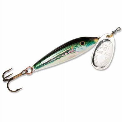 Blue Fox Classic Vibrax Size 1 Inline Spinner 1/8 oz Silver Shiner