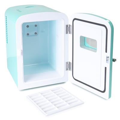  Reemix Mini Fridge, 3.7 Liter/6 Can Portable Cooler and Warmer  Personal Refrigerator for Skin Care, Cosmetics, Beverage, Food,Great for  Bedroom, Office, Car, Freon-Free (Green) : Home & Kitchen