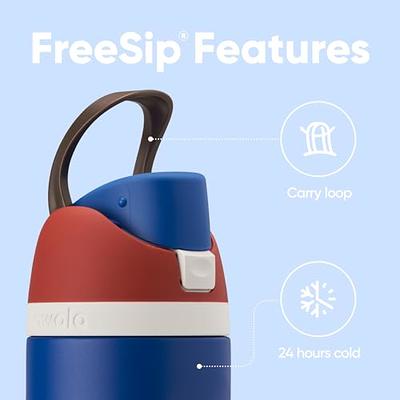  Owala Marvel FreeSip Insulated Stainless Steel Water Bottle  with Straw for Sports and Travel, BPA-Free Sports Water Bottle, 24 oz,  Captain America: Home & Kitchen