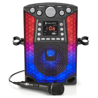 Singing Machine SML625BTW Bluetooth CD+G Karaoke System