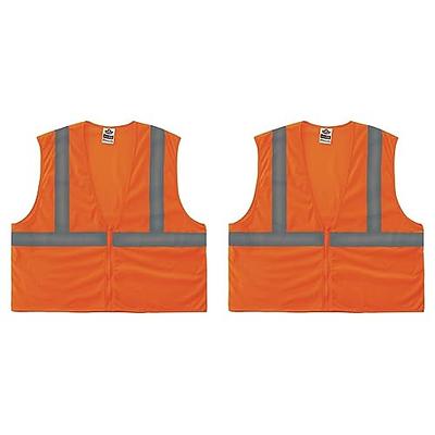 KAYGO® KG0100 ANSI Type R Class 2 Reflective Vest with Pockets and Zipper