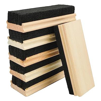 Premium Wool Felt Eraser (2 Pack)Dustless Wood Chalk Eraser Blackboard Eraser Cleaner for Teachers and Kids