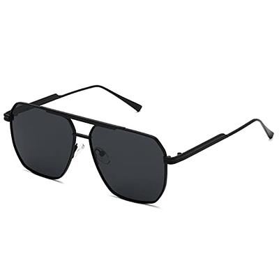 Oversized Shades Sunglasses Men Black Square Sun Glasses Male