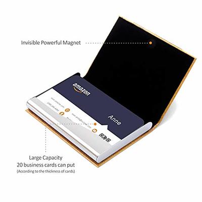 EASTNIGHTS RFID Credit Card Holder Metal Credit Card Case Wallet Business  Card Holder for Women Men