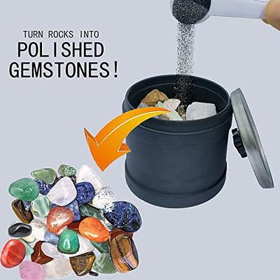 Rock Tumbler Kit Stone Polishing Machine with Polishing Grits