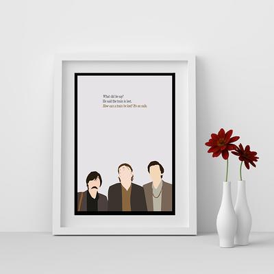  The Darjeeling Limited Vintage Movie Poster Wall Art